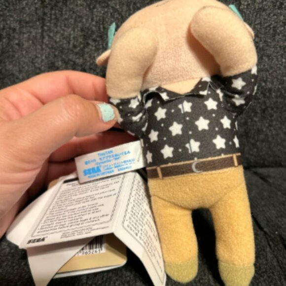 NWT Tiny Tan BTS RM Lying Plush with Hanger Sega New with Tags! 6" Long - Picture 4 of 5